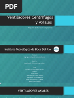 Ventiladores Centrífugos y Axiales