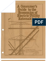 A Consumer's Guide To The Economics of Electric Utility Ratemaking