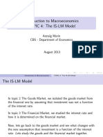 Introduction To Macroeconomics: IS-LM Model