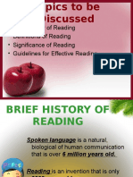 History of Reading