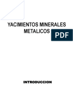 (ClaseTeoria - 1) Yacimientos Metálicos