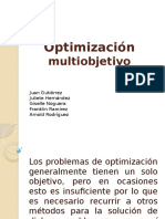 Optimización Multi-Objetivo