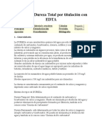 Análisis de Dureza Total Por Titulación Con EDTA