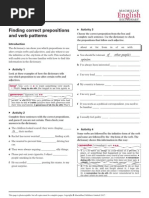 Worksheet5 Prepositions