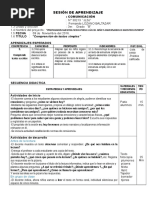 SESIÓN (3E) - Comprension Lectura - Inferencial - Cuento