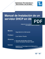 Manual de Instalacion de Un Servidor DHCP en Ubuntu