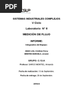 Medicion de Flujo - Informe 8