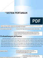 II Sistem Pertanian