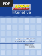 Empreendedorismo e Plano de Negócios - Unidade I