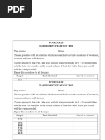 Scorecard Lab 2 Test 1