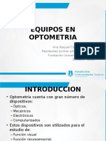 Equipos en Optometria