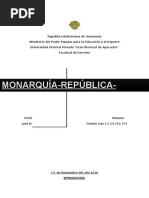 La Monarquía, República e Imperio - Derecho Romano