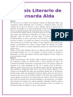 Analisis Literario de Bernalda Alda