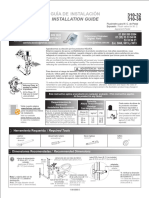 Guia Fluxometro Pedal para WC 310-32