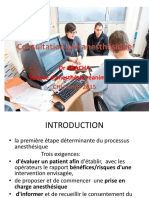 Consultation Preanesthesique