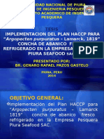 Haccp Concha de Abanico