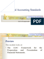 International Accounting Standards: IAS 4 Framework