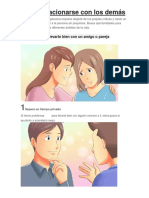 Cómo Relacionarse Con Los Demás