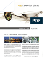 Lumasense Gas Detection Limits Wall Chart PDF