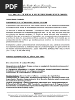 El Circulo de Viena y Sus Repercusiones en Filosofia