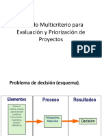 Clase Método Multicriterio para Evaluación y Priorización de Proyectos