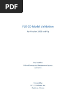 FLO 2D Model Validation