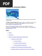 Análisis de Elementos Finitos