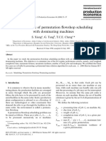 Solvable Cases of Permutation #Owshop Scheduling With Dominating Machines