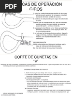 Curso Tecnicas Operacion Motoniveladoras Giros Cortes Nivelacion Desgarrador Escarificador Curvas Zanjas Cuneta Berma