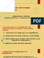 Simplificacion Del Trabajo en Oficina