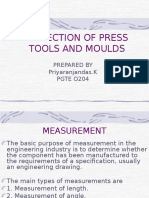 Inspection of Press Tools and Moulds