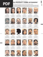 Most Wanted Property Crime Offenders June 2010