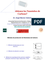 Como Se Obtienen Los Nanotubos de Carbono