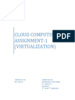 Cloud Computing Assignment-1 (Virtualization)