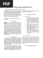 Pong Game Tech Paper - New Updated