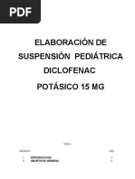 Solucion Pedriatica Diclofenac Modificada