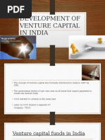 Development of Venture Capital in India