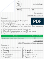 Le Verbe Se Conjugue Linfinitif Et Les 3 Groupes de Verbes CE2 PDF