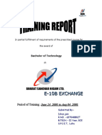 BSNL (Training Report)