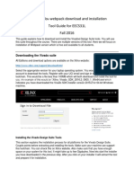Xilinx Vivado Webpack Download and Installation Tool Guide For EECS31L Fall 2016