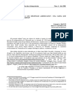 G Bastin - E Castrillon - Un Estudio Sobre La Carta Dirigida A Los Españoles Americanos de J P Viscardo