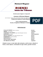 Rienzi Lib Bil - Libretto Italiano Wagner