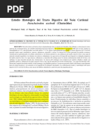 Estudio Histológico Del Tracto Digestivo Del Neón Cardenal