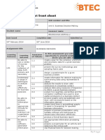 Assignment Brief (Business Decision Making)