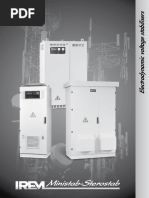 Voltage Stabilisers Technical Data