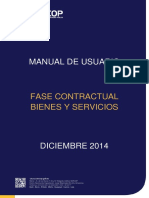 Fase Contractual Bienes y Servicios - Entidades Contratantes