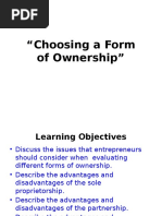 Forms of Ownership