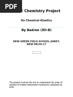 Documents - MX - Cbse Chemistry Project Chemical Kinetics