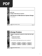 Lecture Notes Set 1 - Introduction To Mechatronics System Design