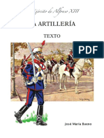 El Ejercito de Alfonso Xiii La Artillería Texto PDF